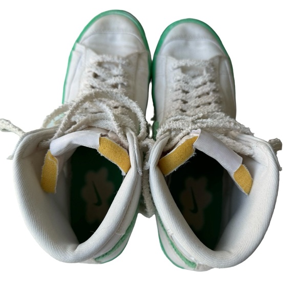 Nike Blazers Mid 77 Chenille Swoosh Green Fade - Picture 4 of 12